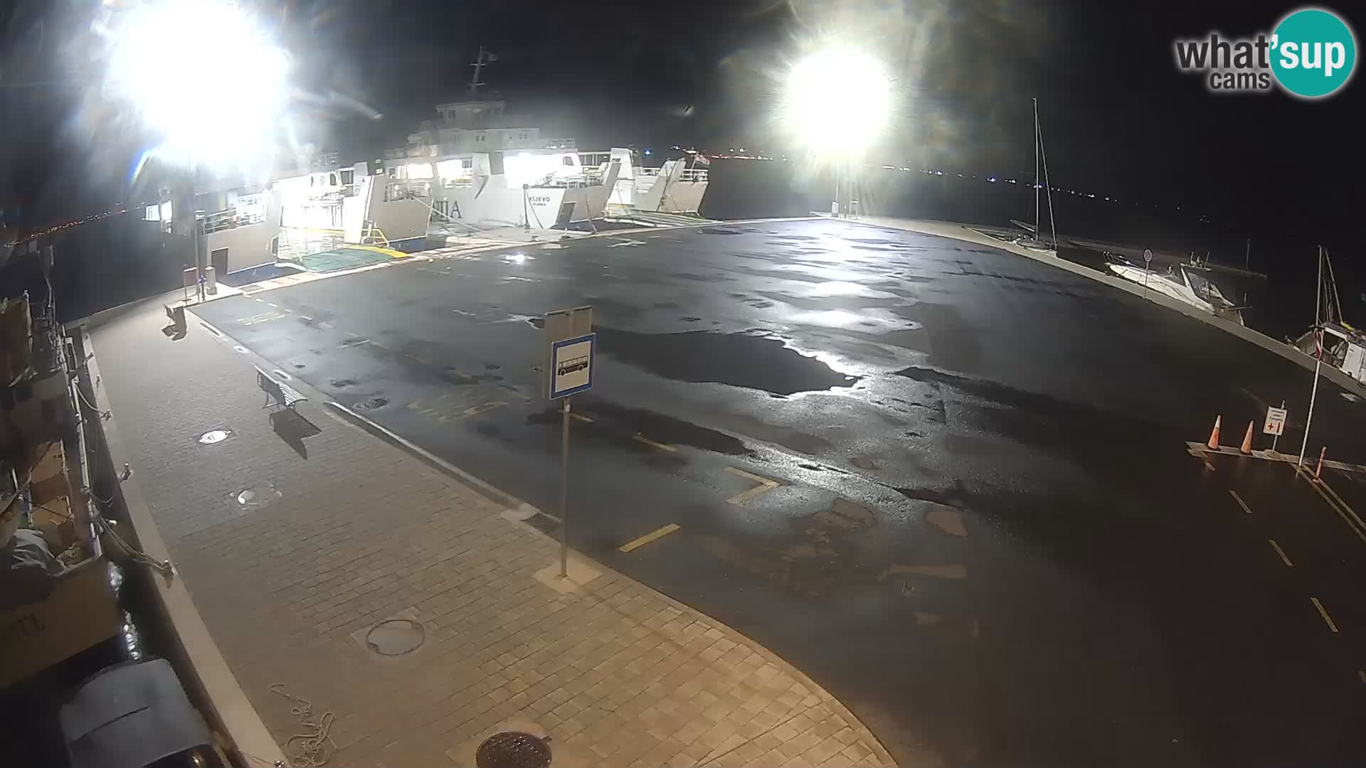 Tkon Live cam – ferry – Dalmatie – Croatie