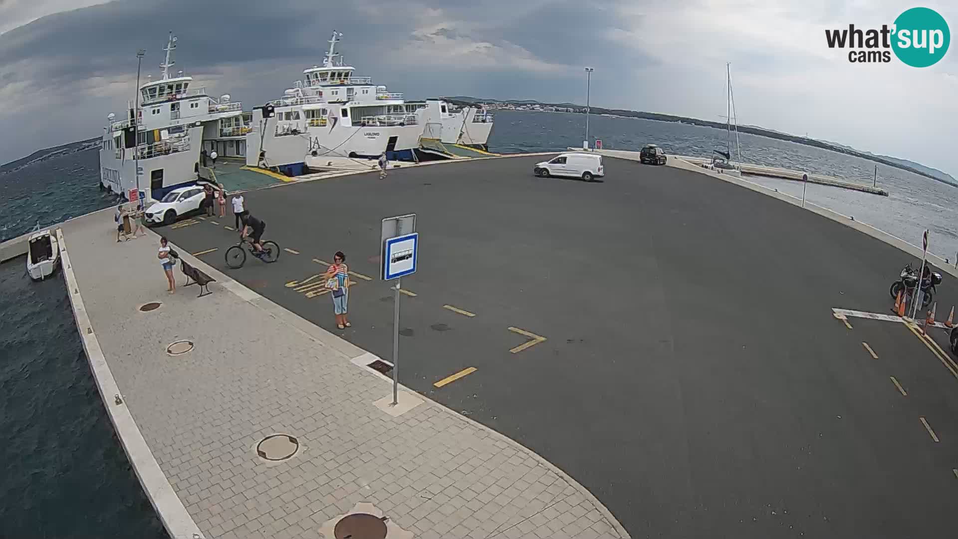 Tkon Live cam – Fähre – Dalmatien – Kroatien
