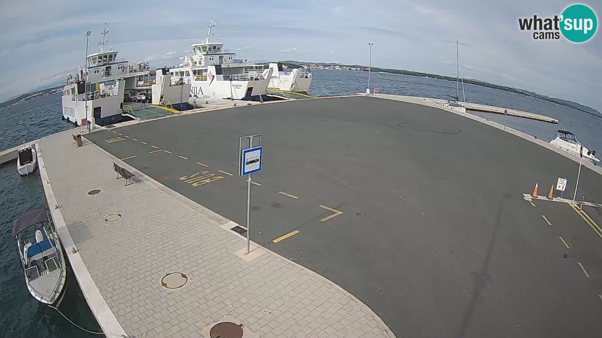 Tkon Live cam – ferry – Dalmatia – Croatia