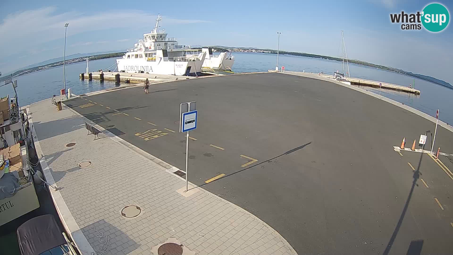 Tkon Live cam – traghetto – Dalmazia – Croazia