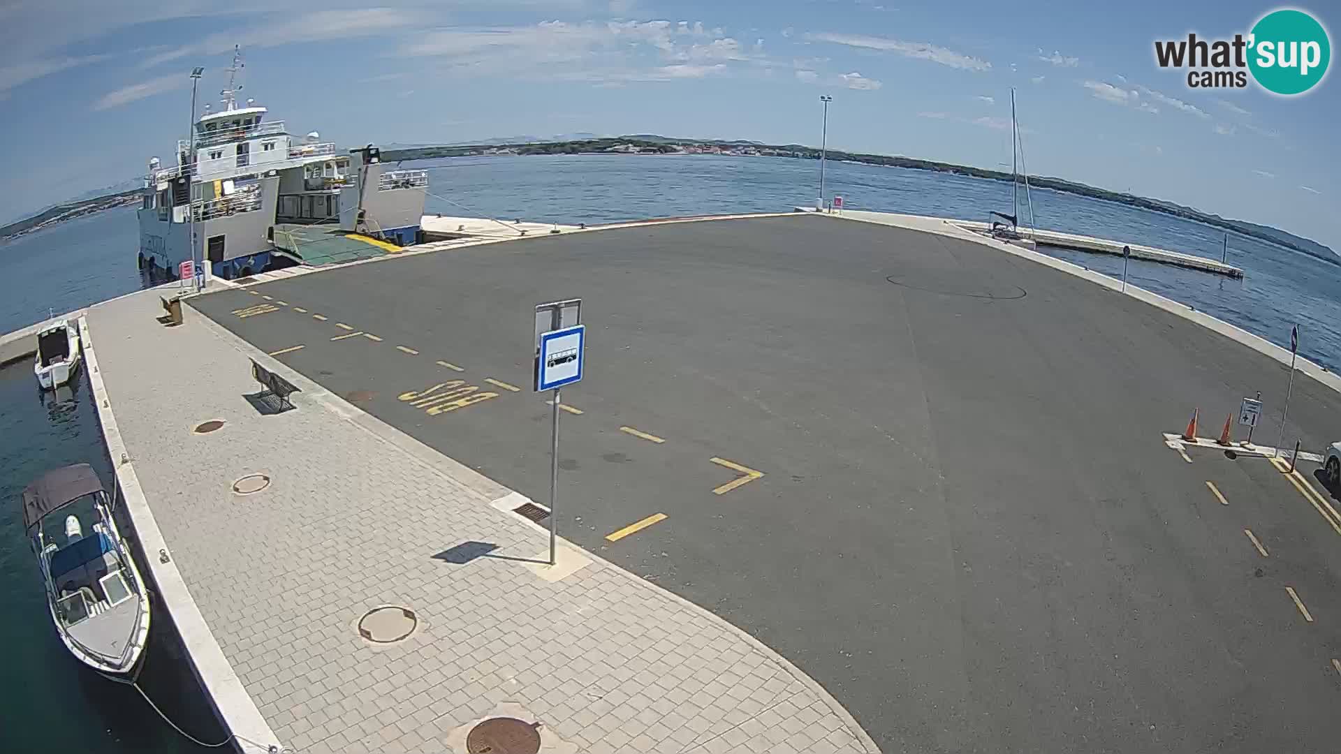 Tkon Live cam – ferry – Dalmatia – Croatia