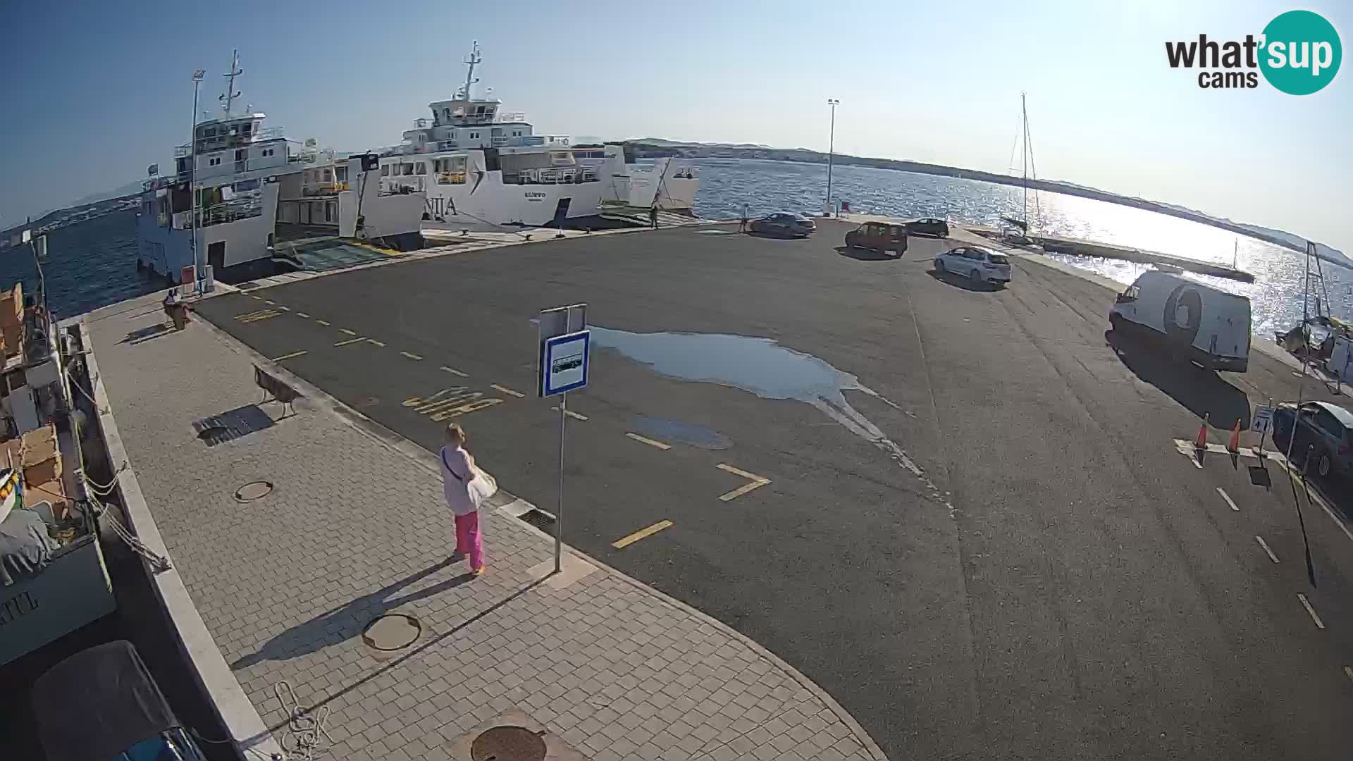 Tkon Live cam – ferry – Dalmatia – Croatia