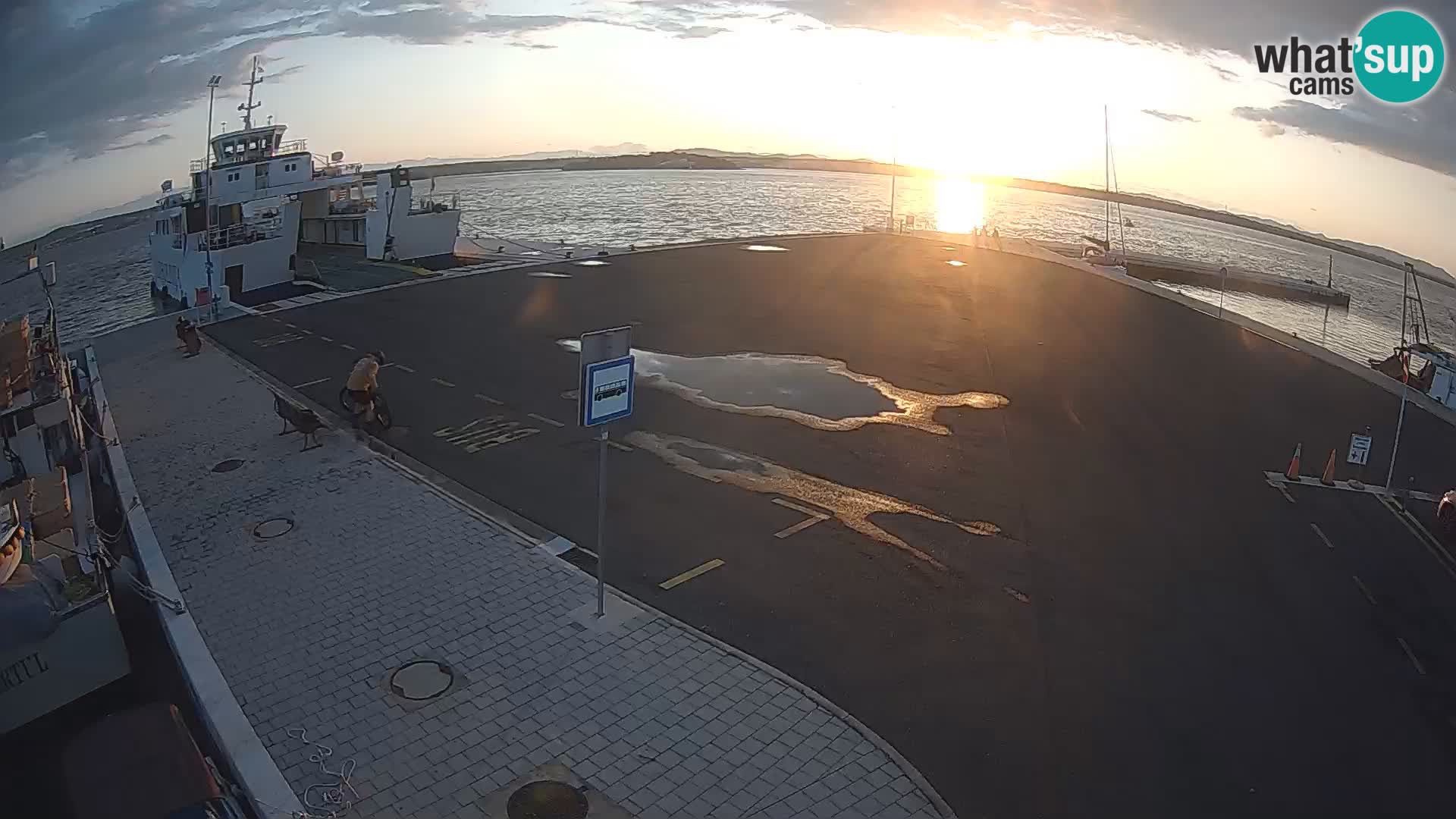 Tkon Live cam – traghetto – Dalmazia – Croazia
