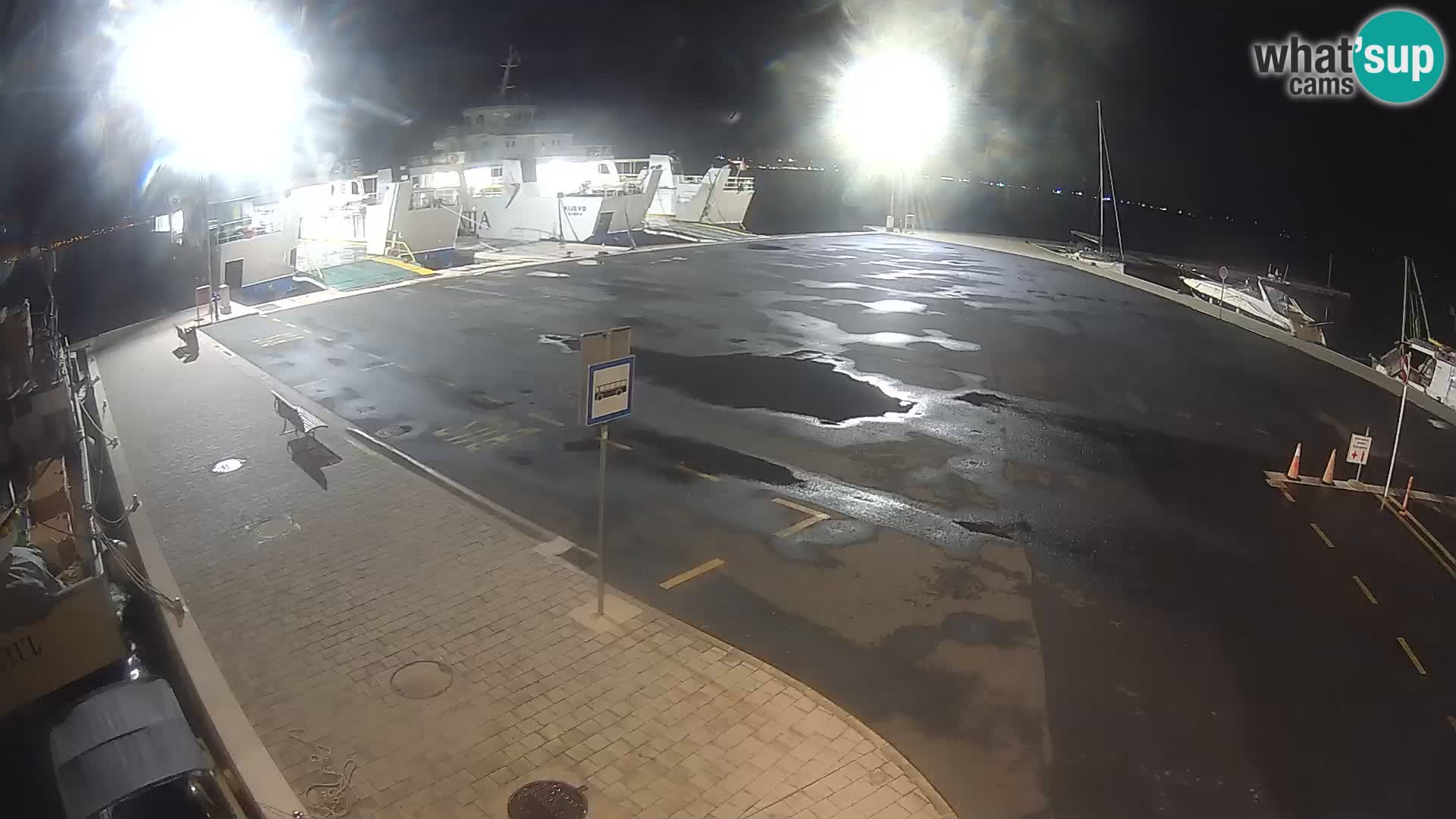 Tkon Live cam – ferry – Dalmatie – Croatie