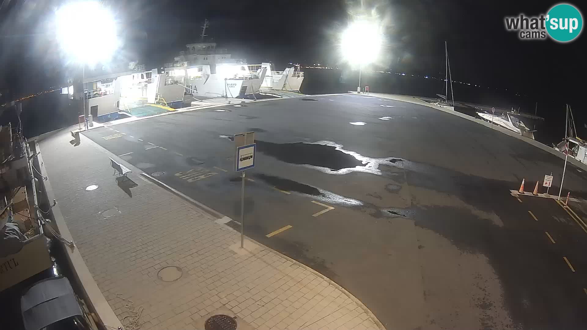 Tkon Live cam – ferry – Dalmatie – Croatie
