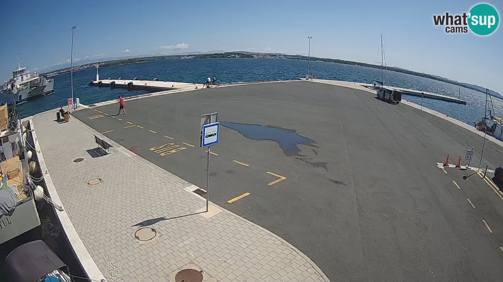 Tkon Live cam – ferry – Dalmatia – Croatia