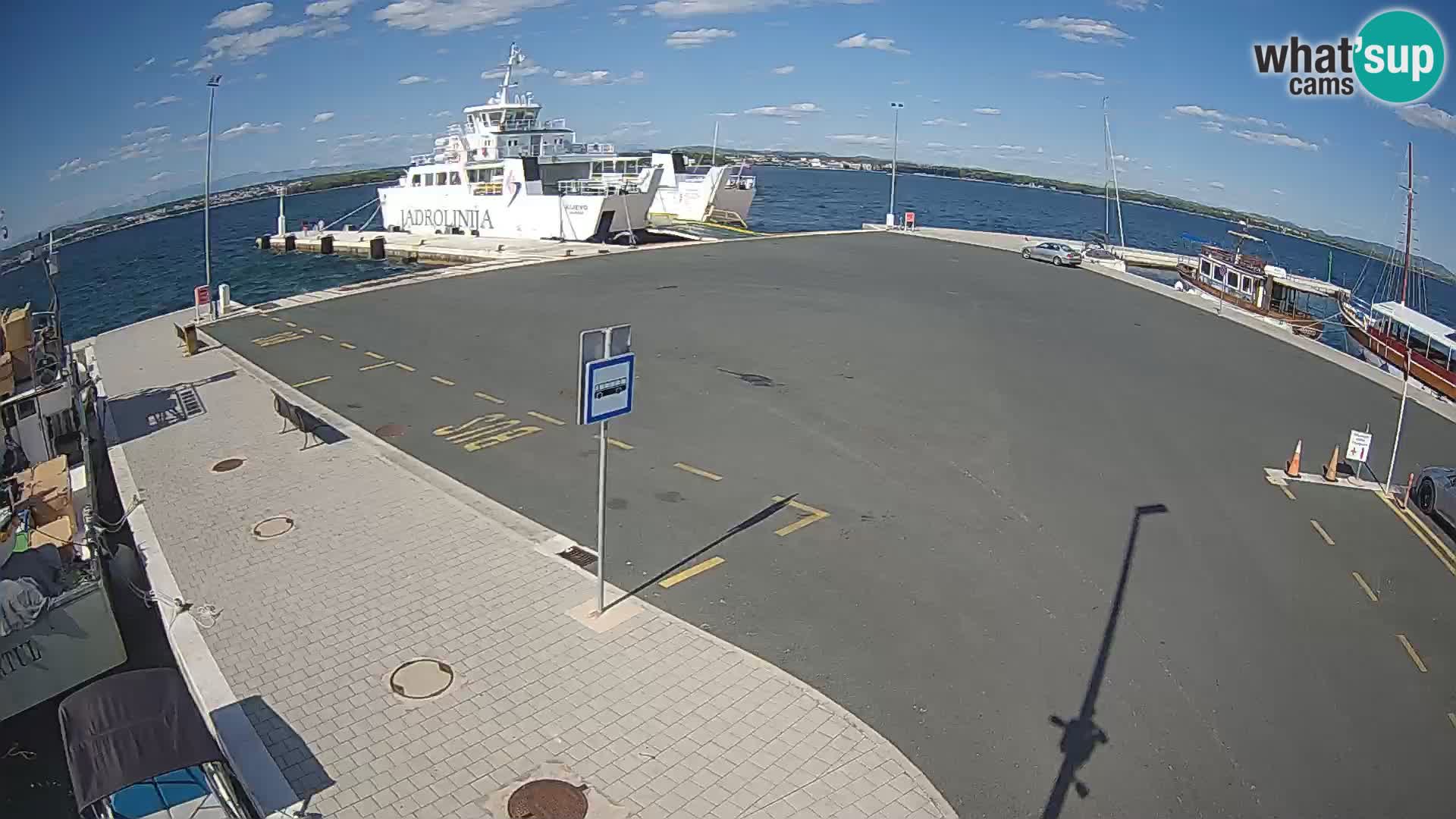 Tkon Live cam – ferry – Dalmatia – Croatia