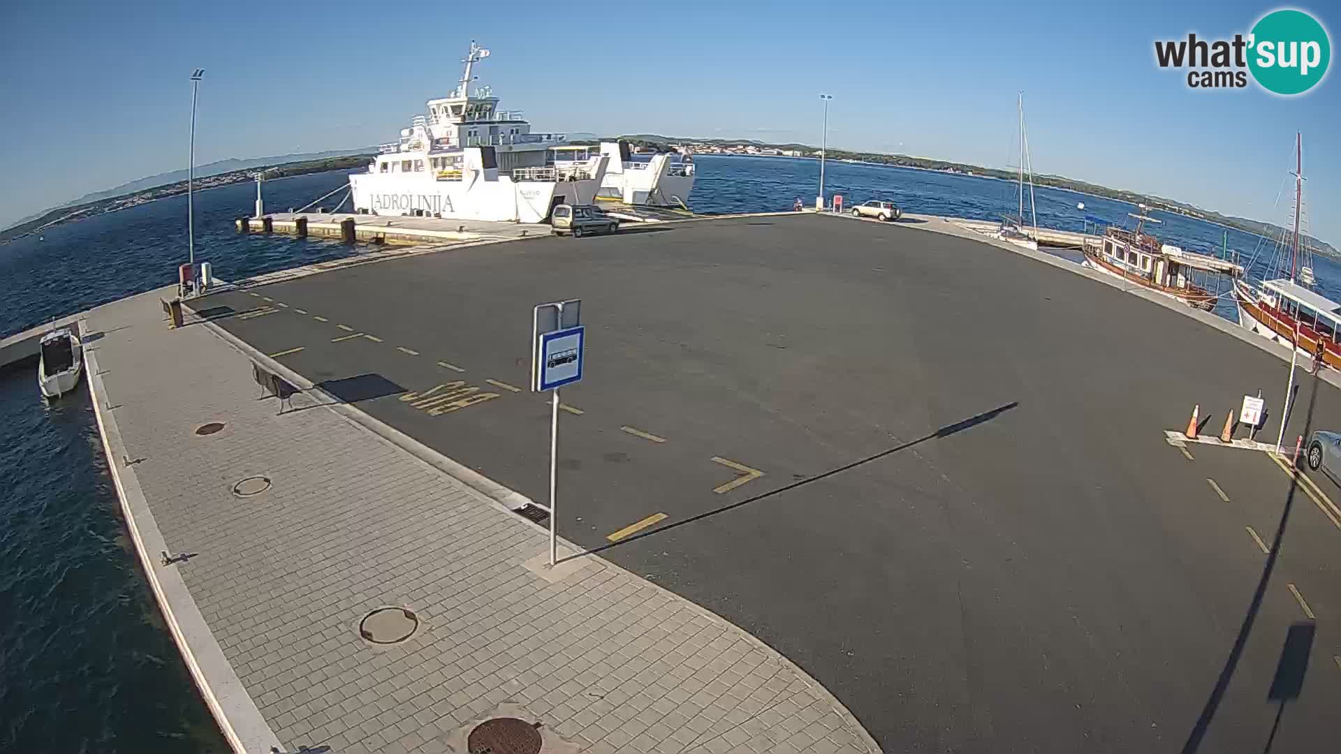 Tkon Live cam – ferry – Dalmatia – Croatia