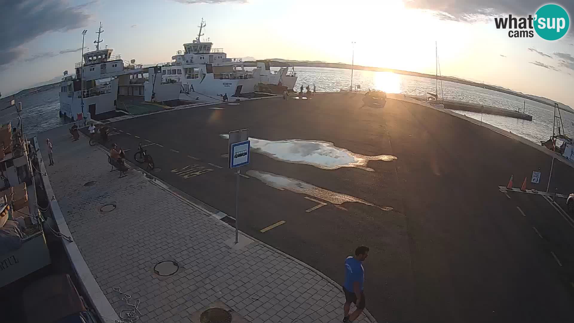 Tkon Live cam – Fähre – Dalmatien – Kroatien