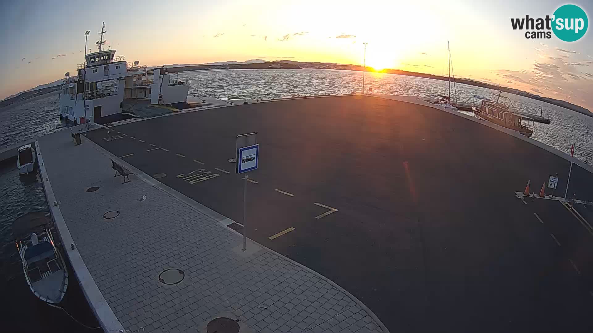 Tkon Live cam – traghetto – Dalmazia – Croazia