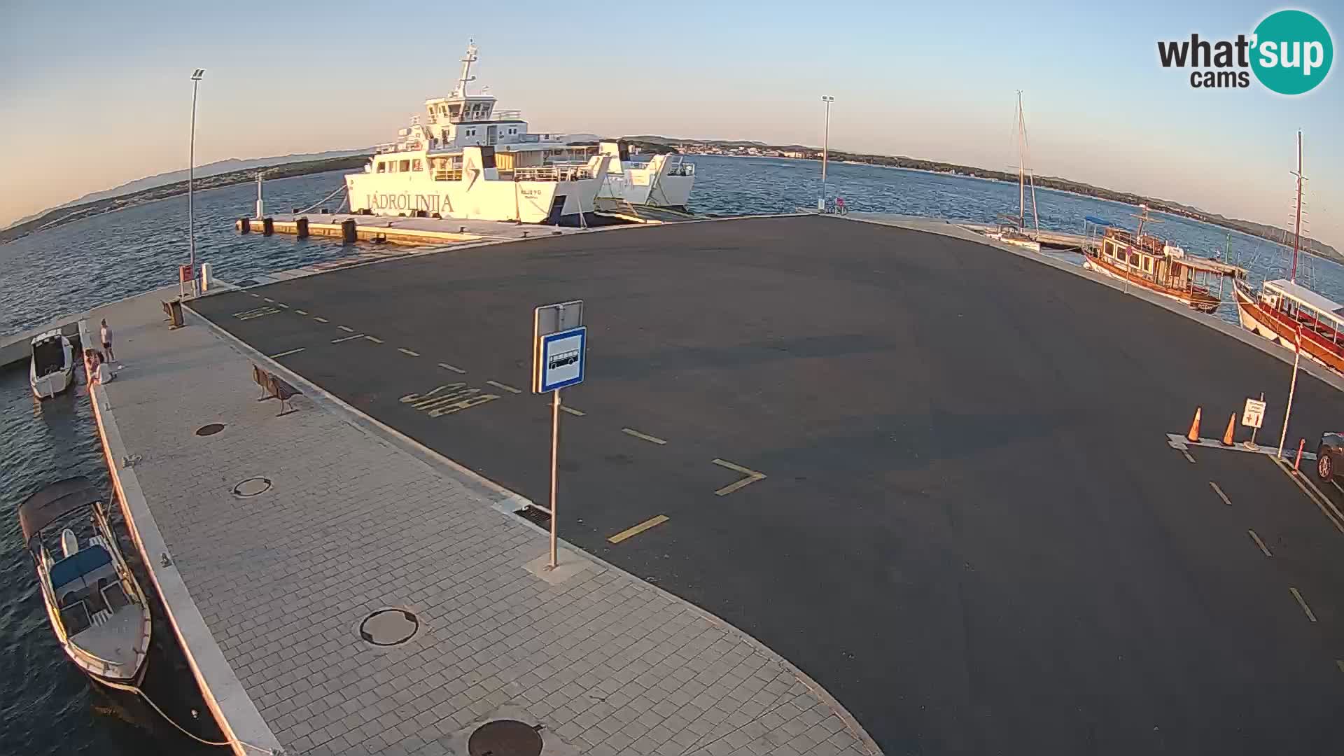 Tkon Live cam – ferry – Dalmatia – Croatia