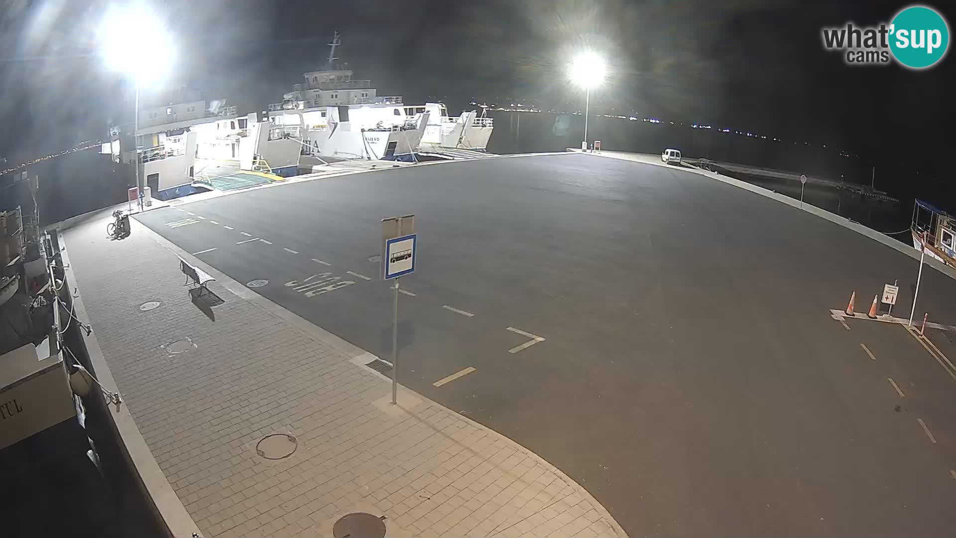 Tkon v živo – trajekt – Dalmacija – Hrvaška