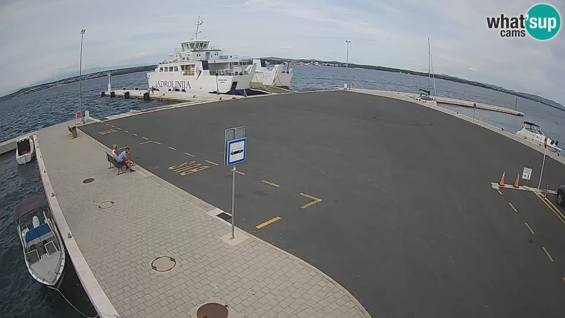 Tkon Live cam – ferry – Dalmatia – Croatia