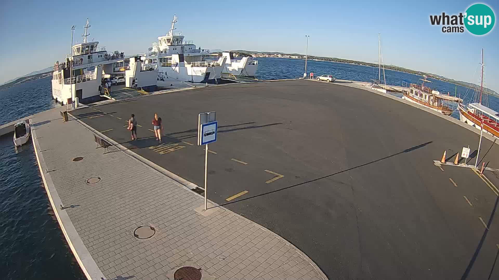 Tkon Live cam – traghetto – Dalmazia – Croazia