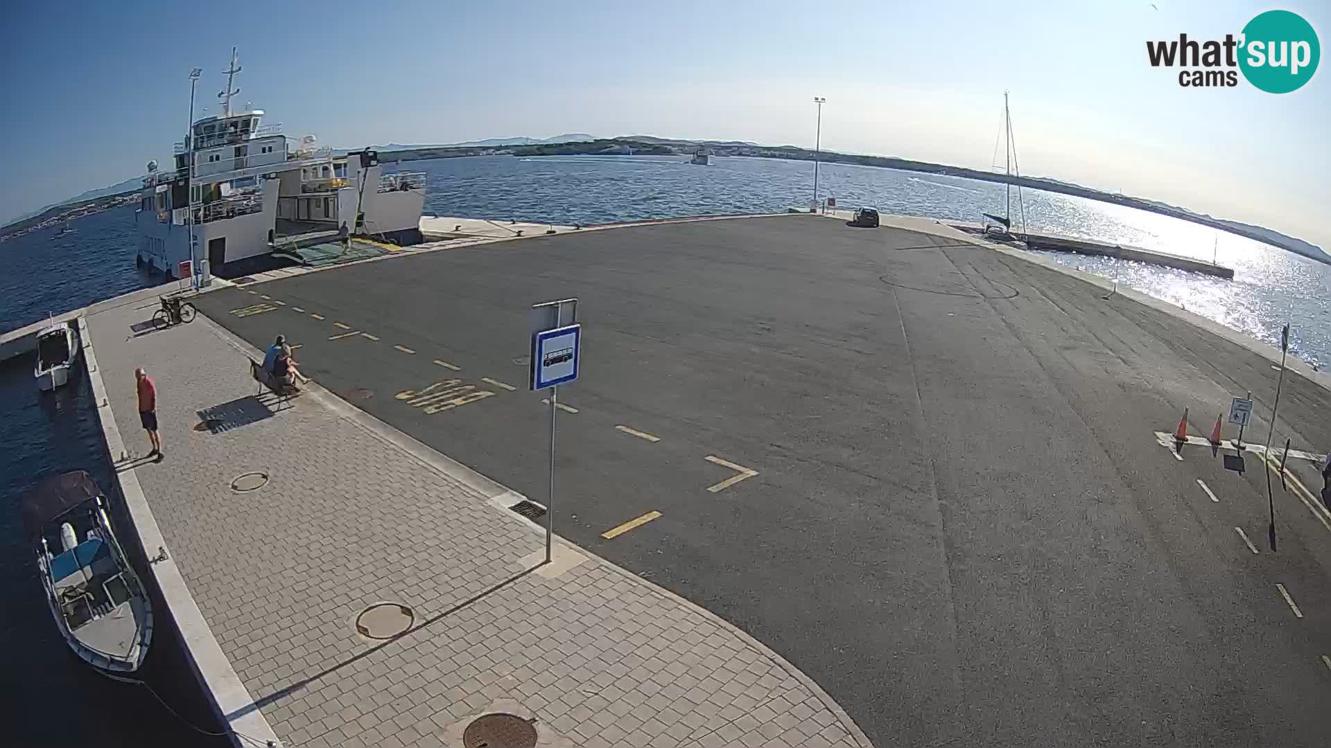 Tkon Live cam – Fähre – Dalmatien – Kroatien