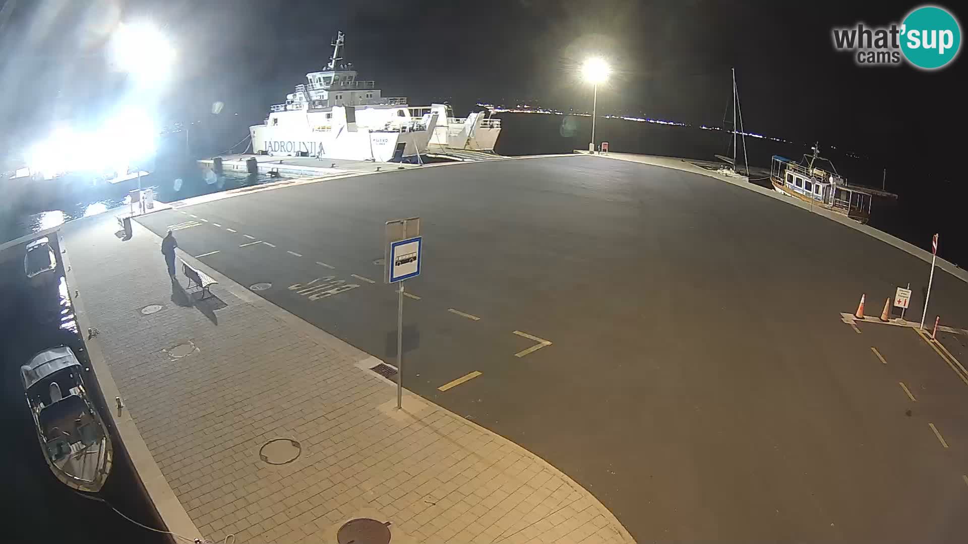 Tkon Live cam – ferry – Dalmatie – Croatie