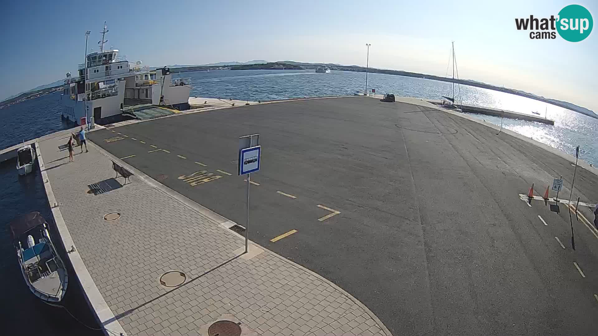 Tkon Live cam – ferry – Dalmatia – Croatia