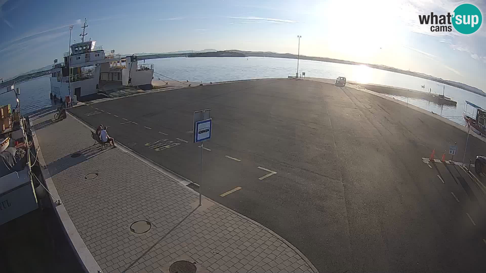 Tkon Live cam – ferry – Dalmatia – Croatia