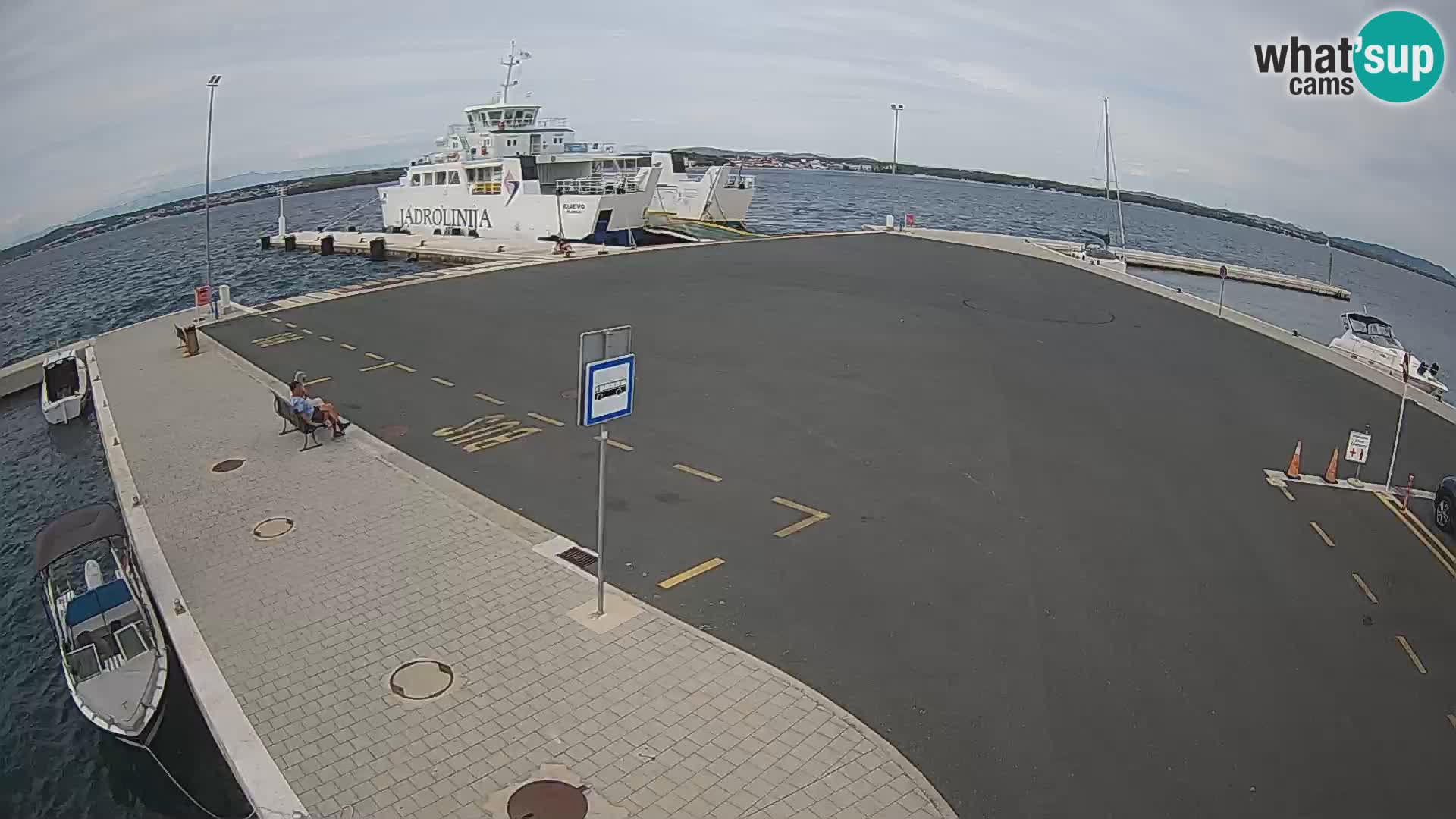 Tkon Live cam – ferry – Dalmatia – Croatia