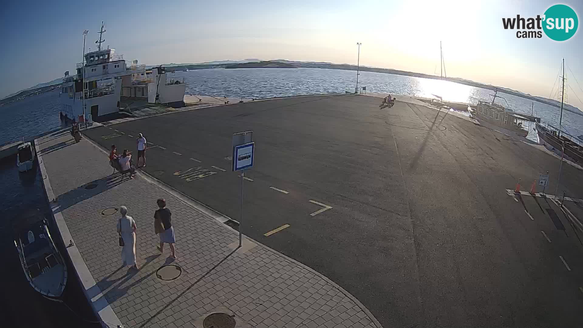 Tkon Live cam – Fähre – Dalmatien – Kroatien