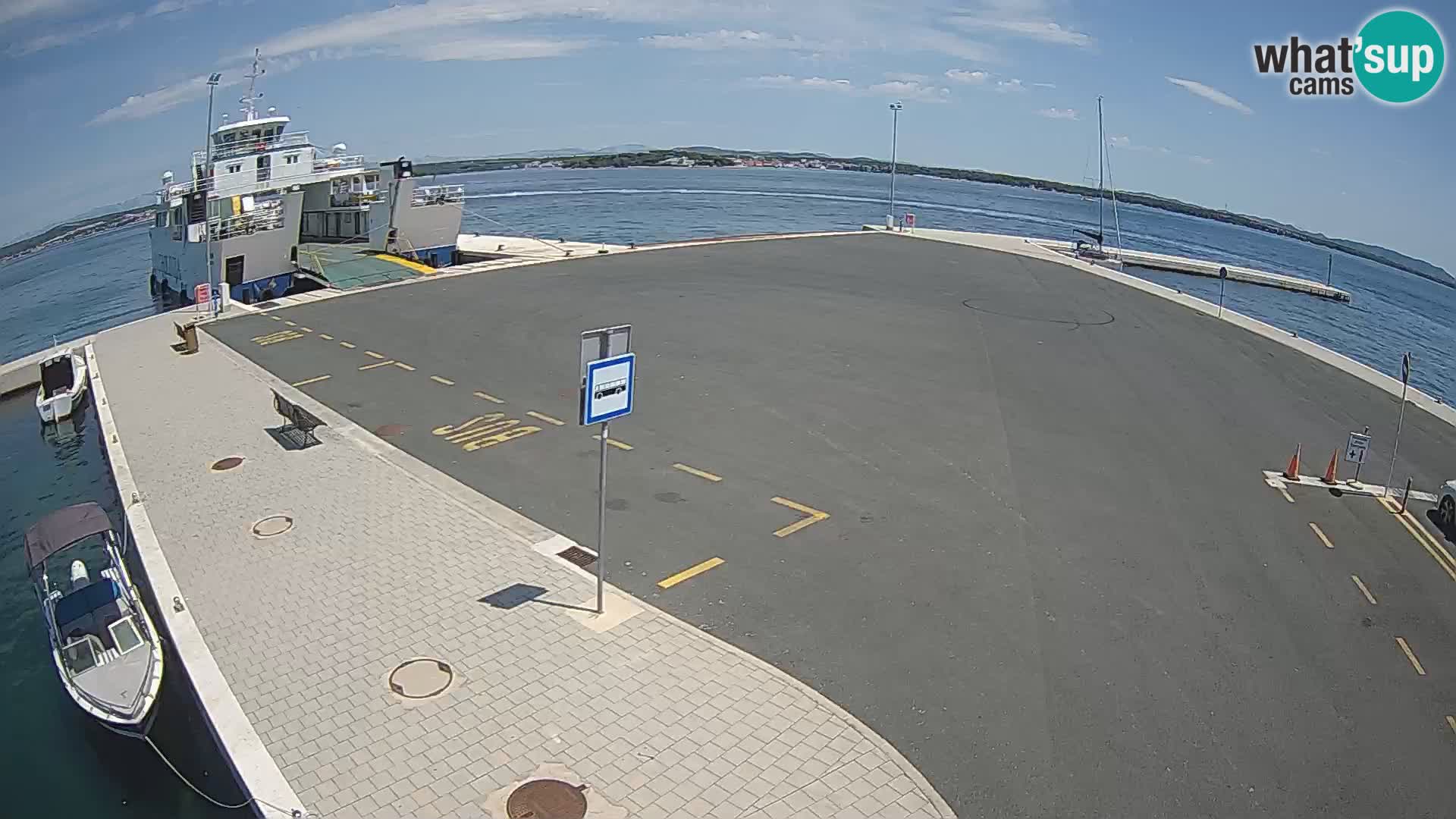 Tkon Live cam – ferry – Dalmatia – Croatia
