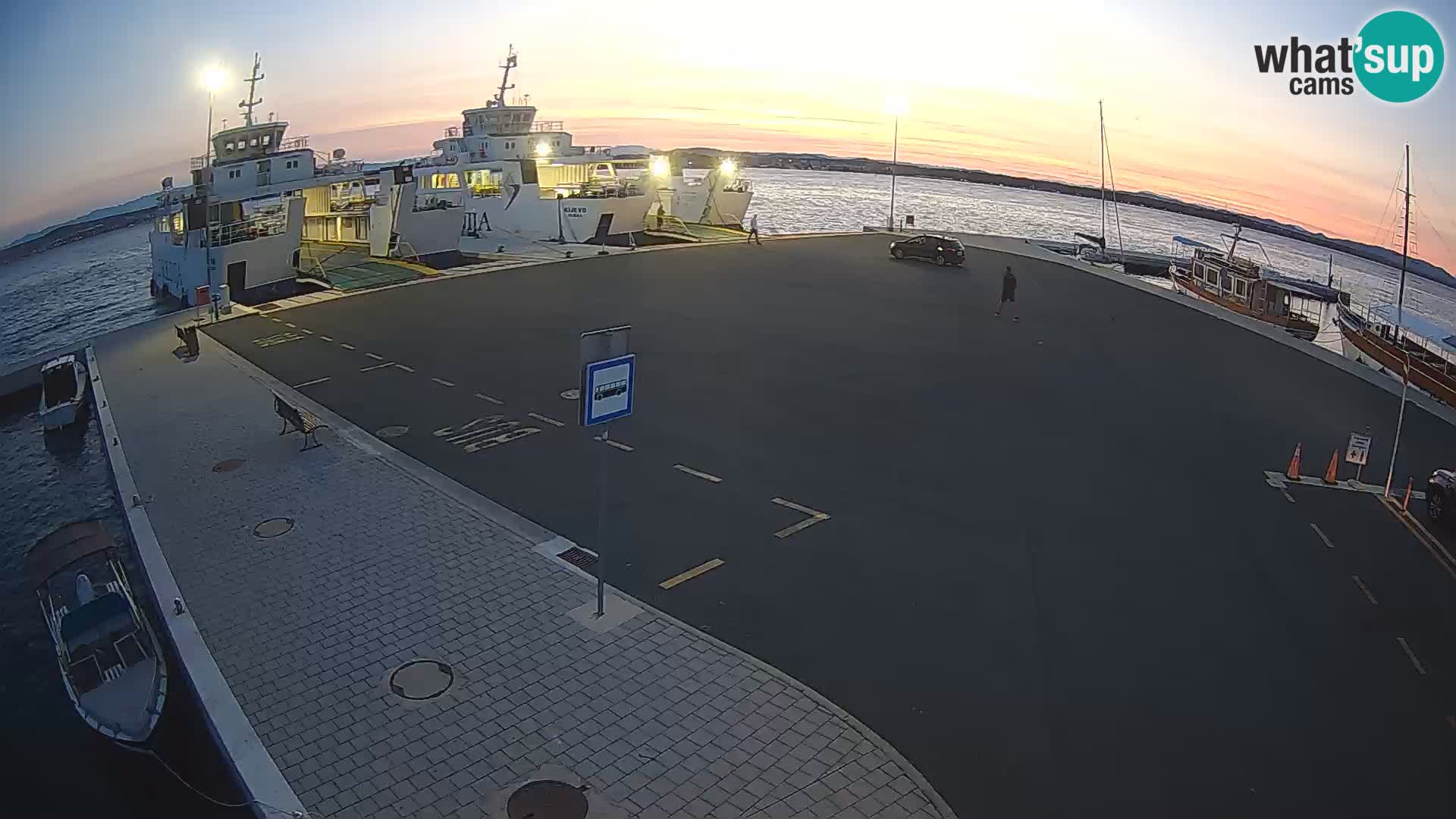 Tkon Live cam – Fähre – Dalmatien – Kroatien