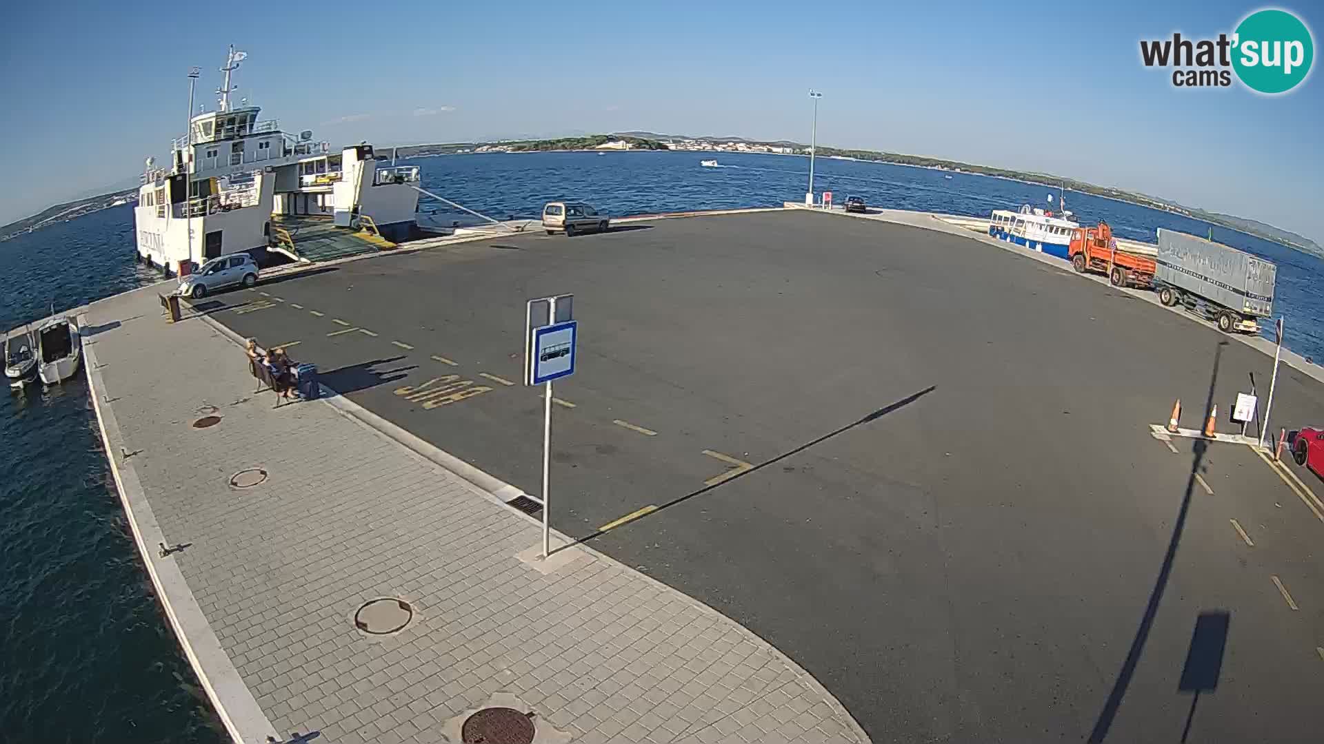 Tkon Live cam – Fähre – Dalmatien – Kroatien