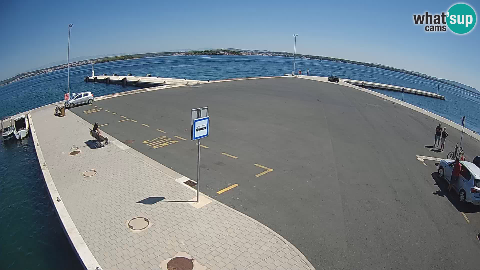Tkon Live cam – ferry – Dalmatie – Croatie