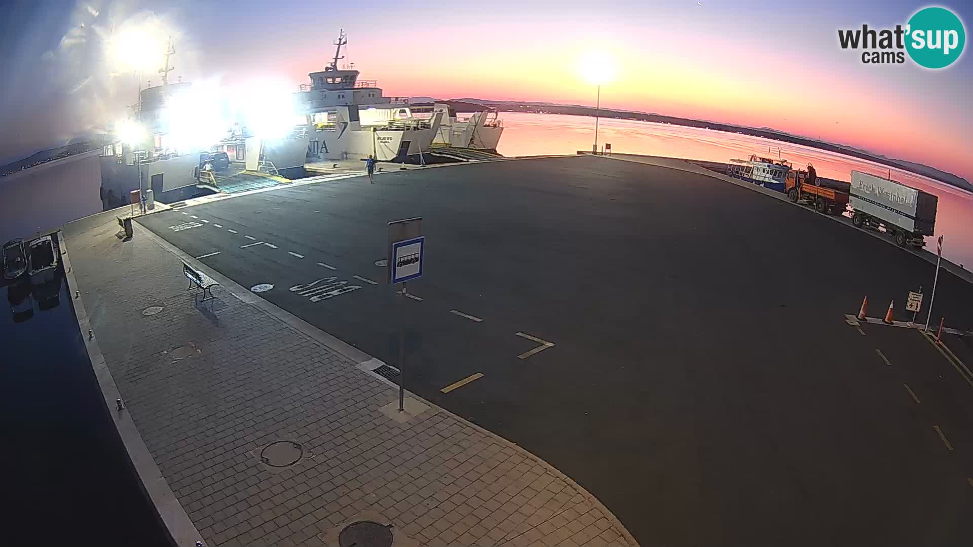 Tkon Live cam – ferry – Dalmatia – Croatia