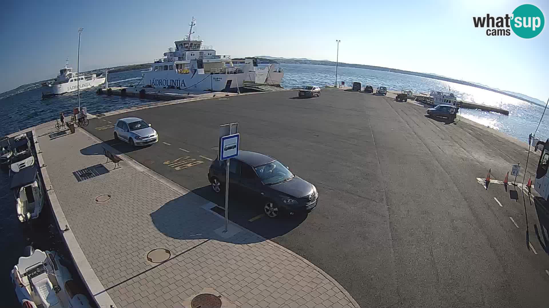 Tkon Live cam – ferry – Dalmatia – Croatia