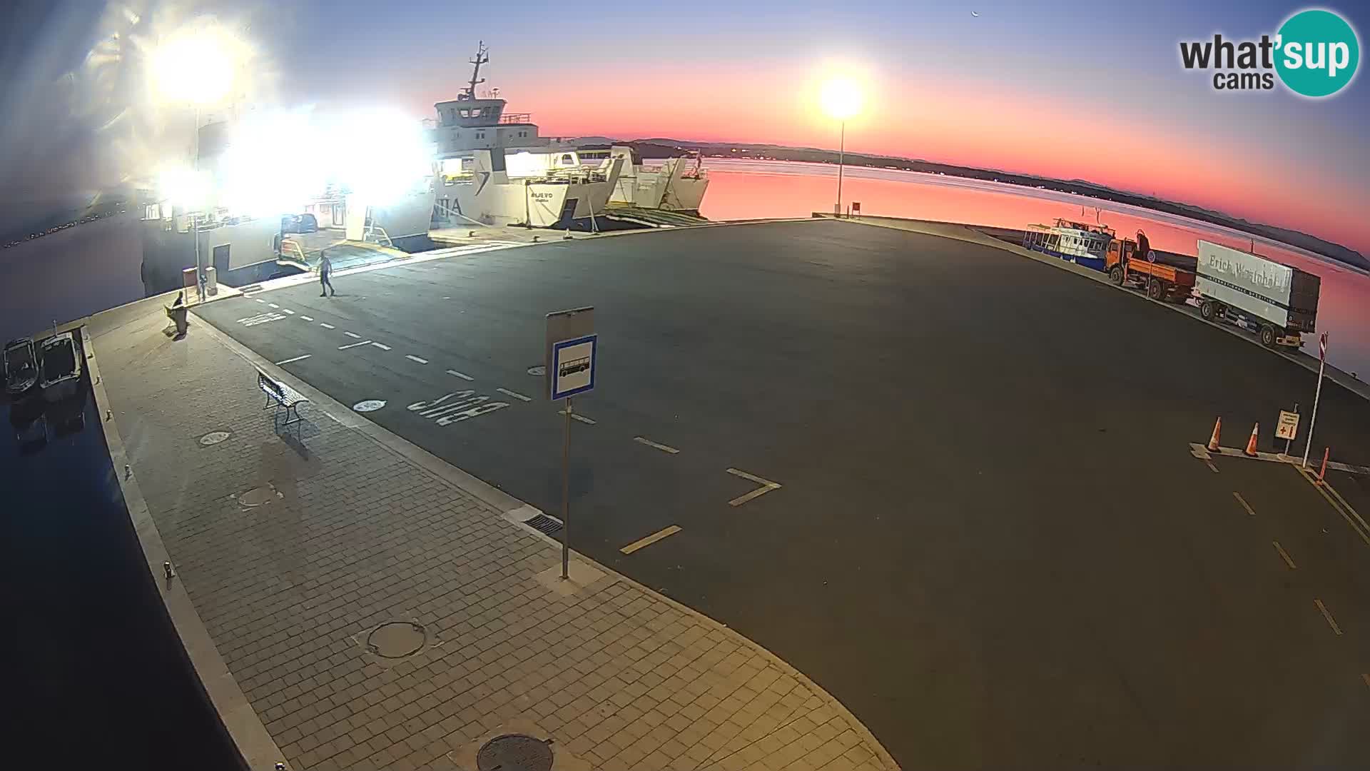 Tkon Live cam – traghetto – Dalmazia – Croazia