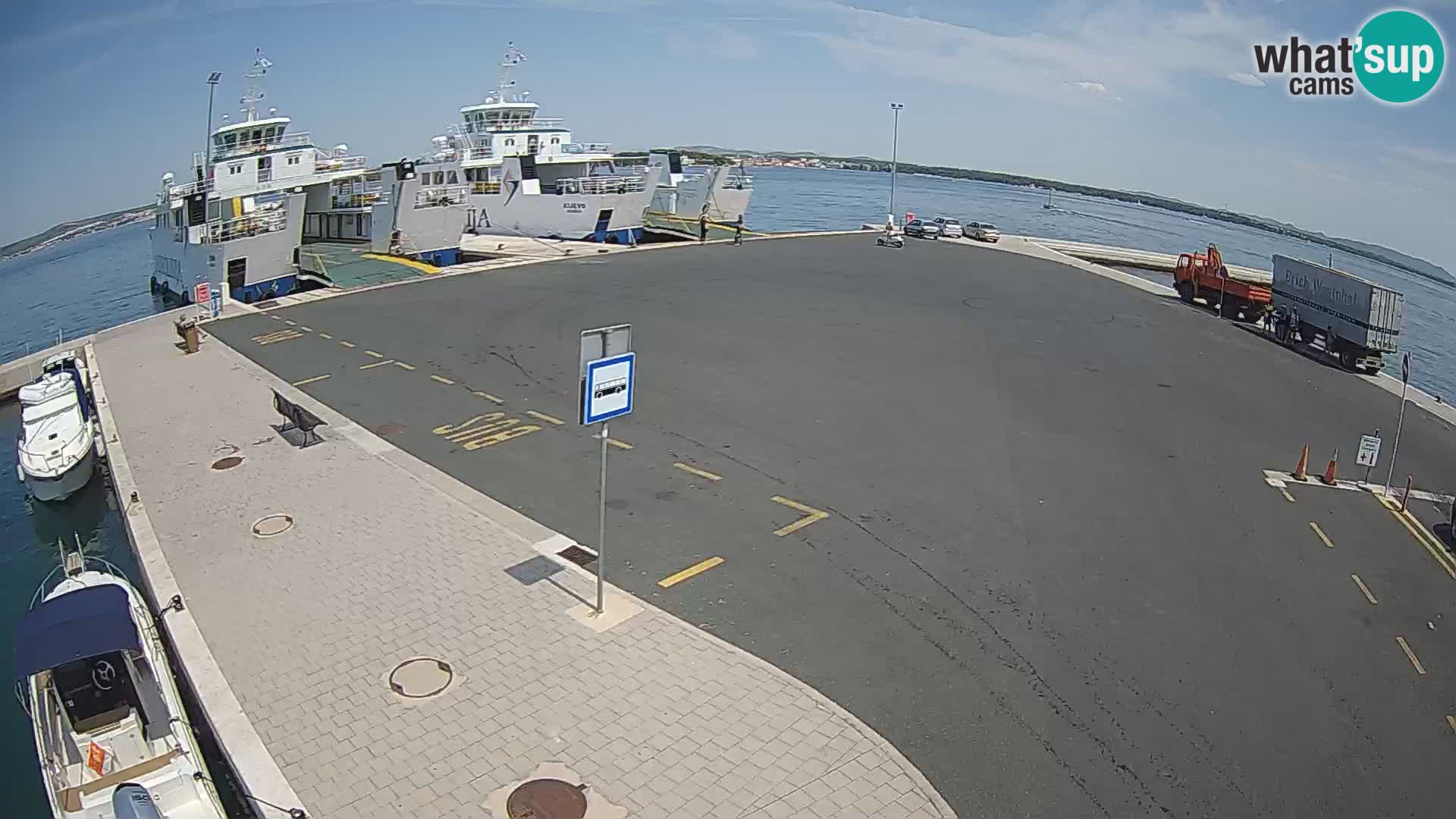 Tkon Live cam – traghetto – Dalmazia – Croazia