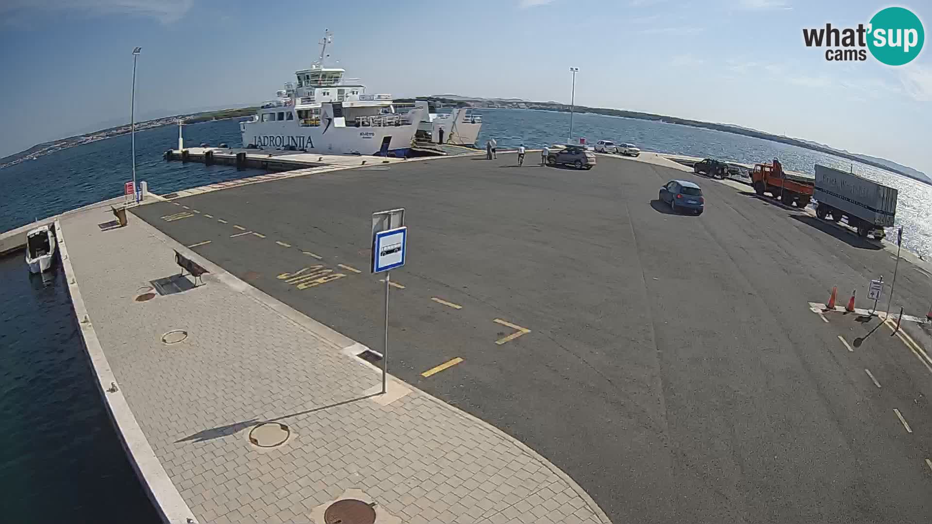 Tkon Live cam – traghetto – Dalmazia – Croazia