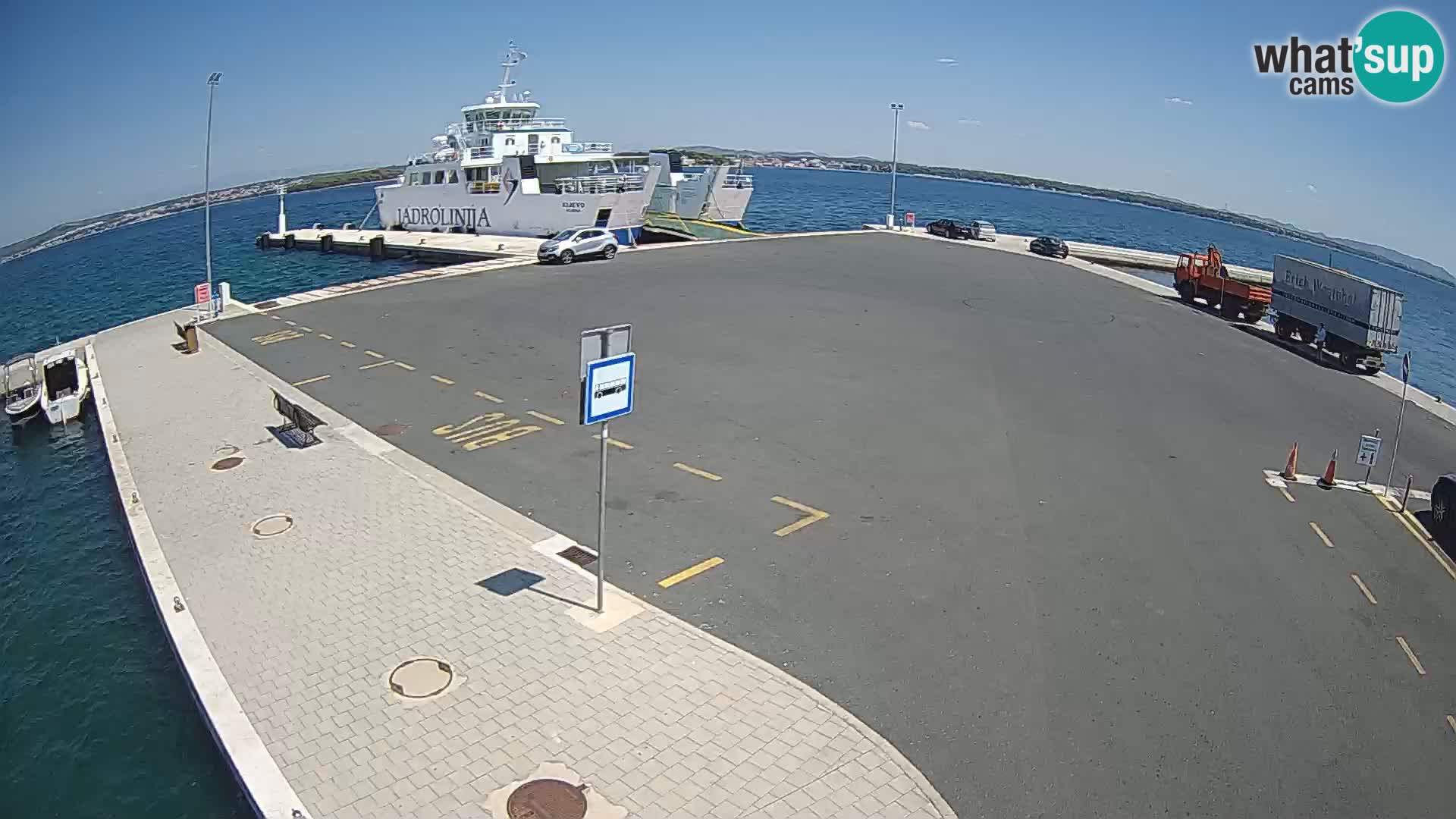 Tkon Live cam – Fähre – Dalmatien – Kroatien