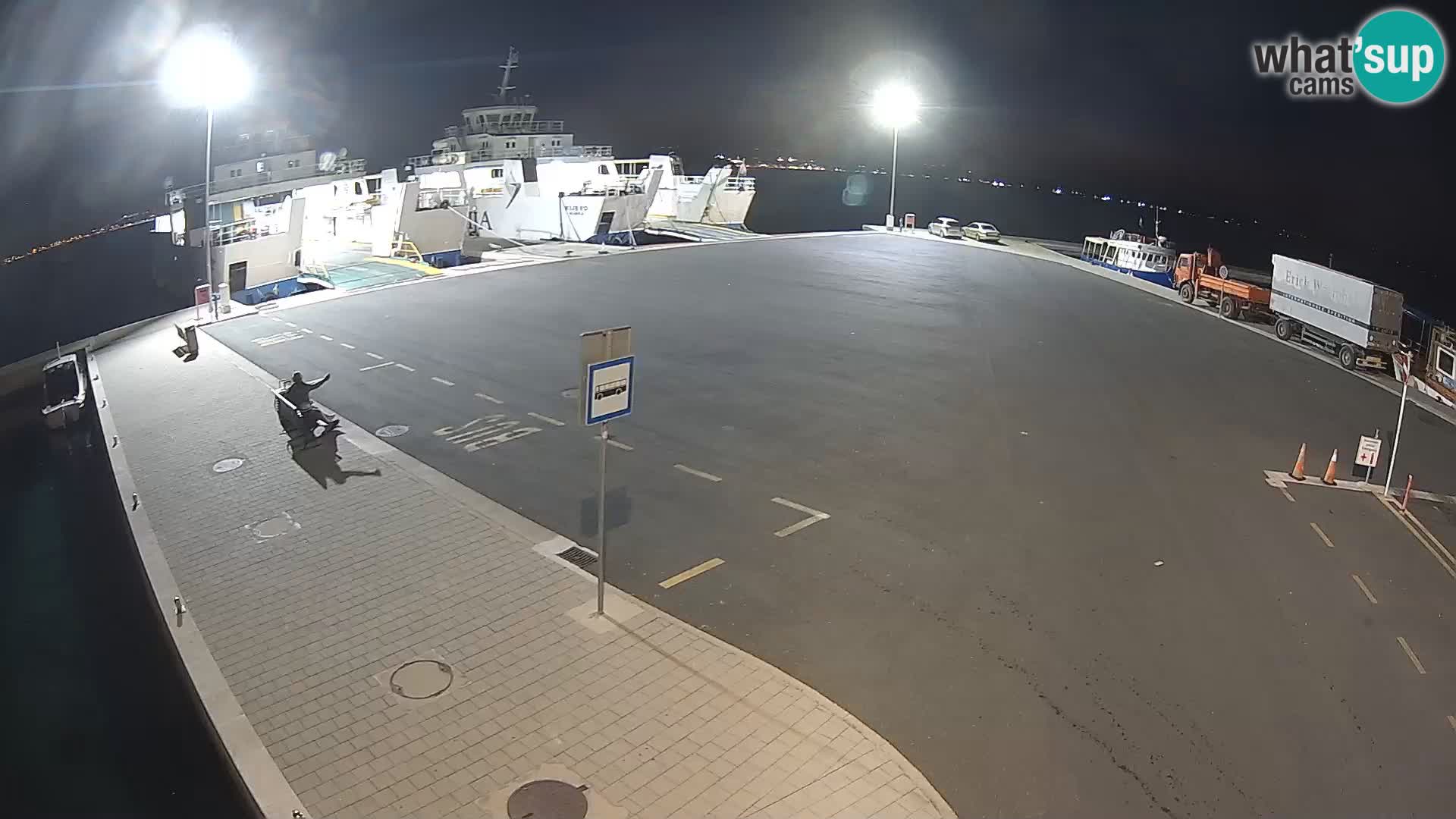 Tkon Live cam – ferry – Dalmatie – Croatie