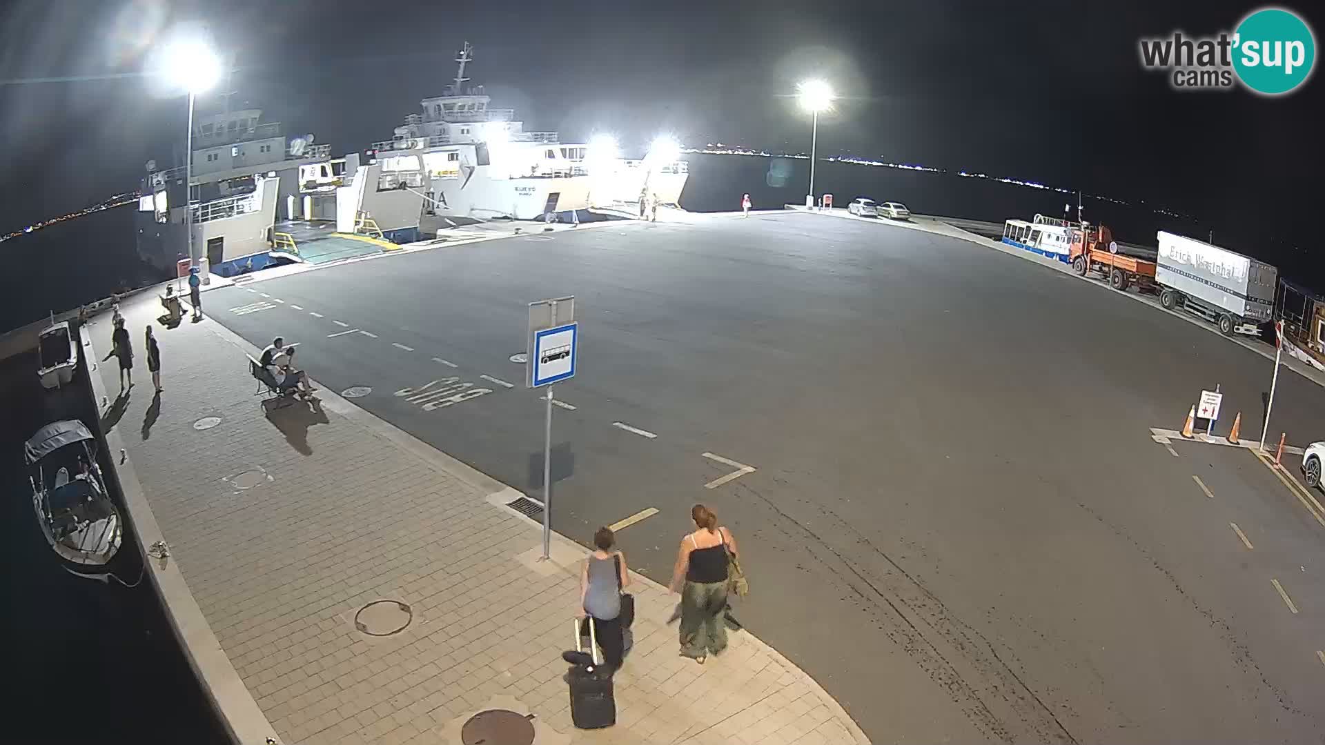 Tkon Live cam – ferry – Dalmatia – Croatia