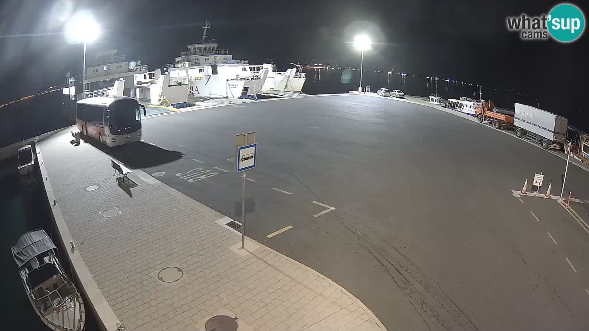 Tkon Live cam – ferry – Dalmatia – Croatia