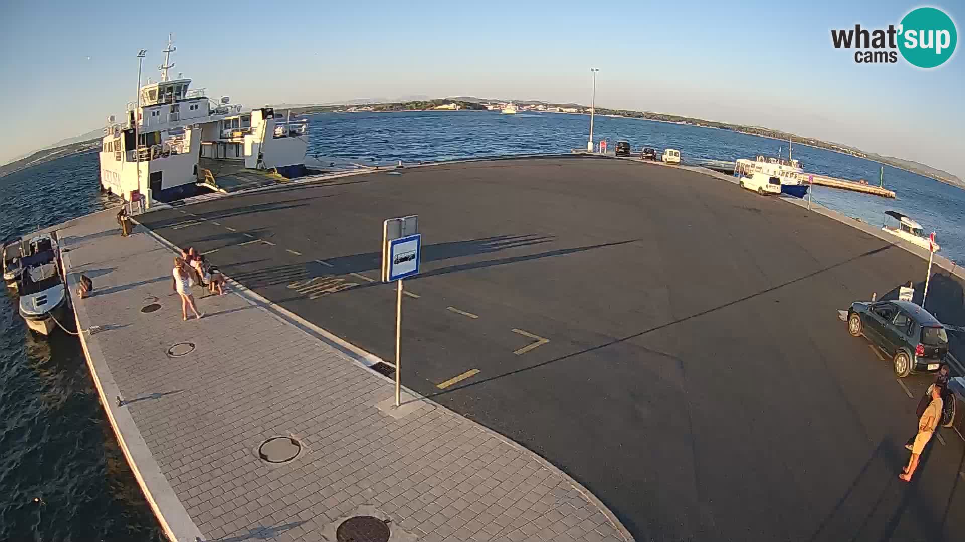 Tkon Live cam – ferry – Dalmatia – Croatia