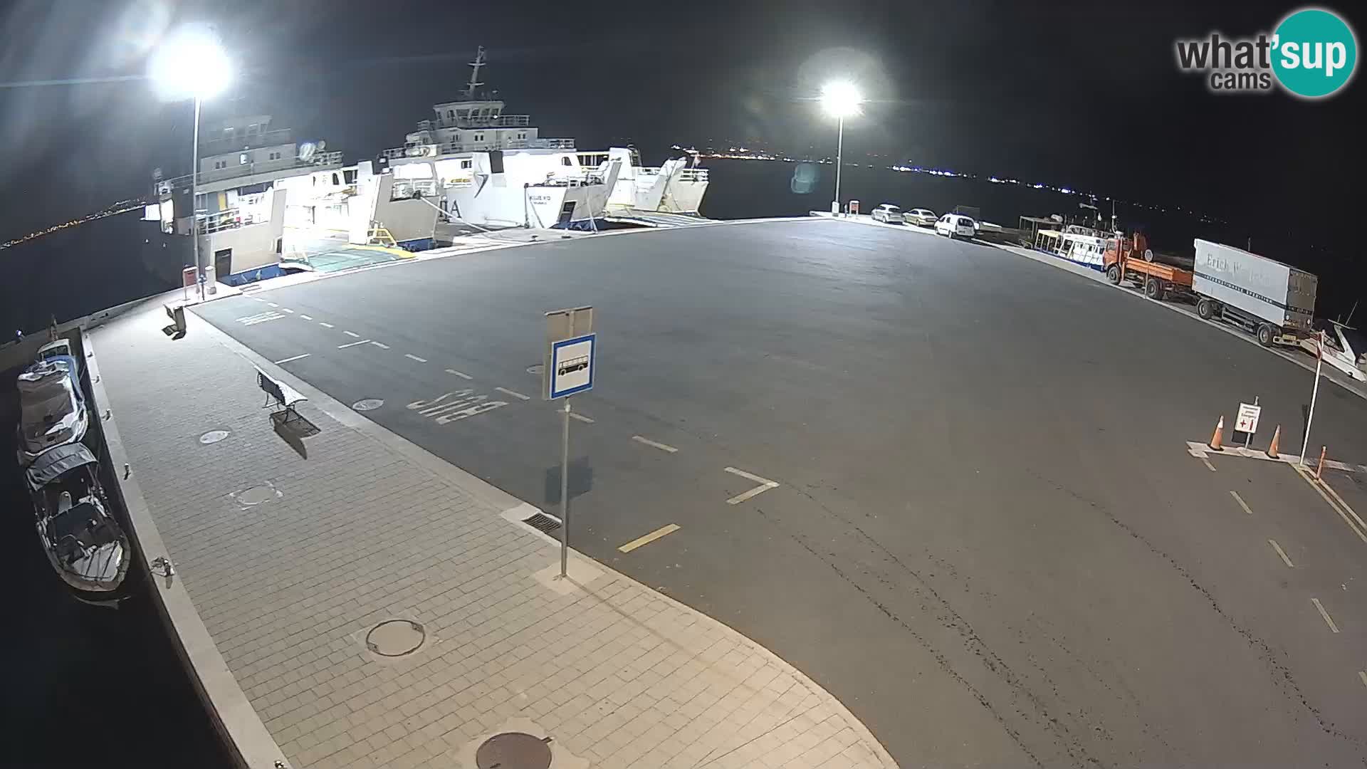 Tkon Live cam – ferry – Dalmatie – Croatie
