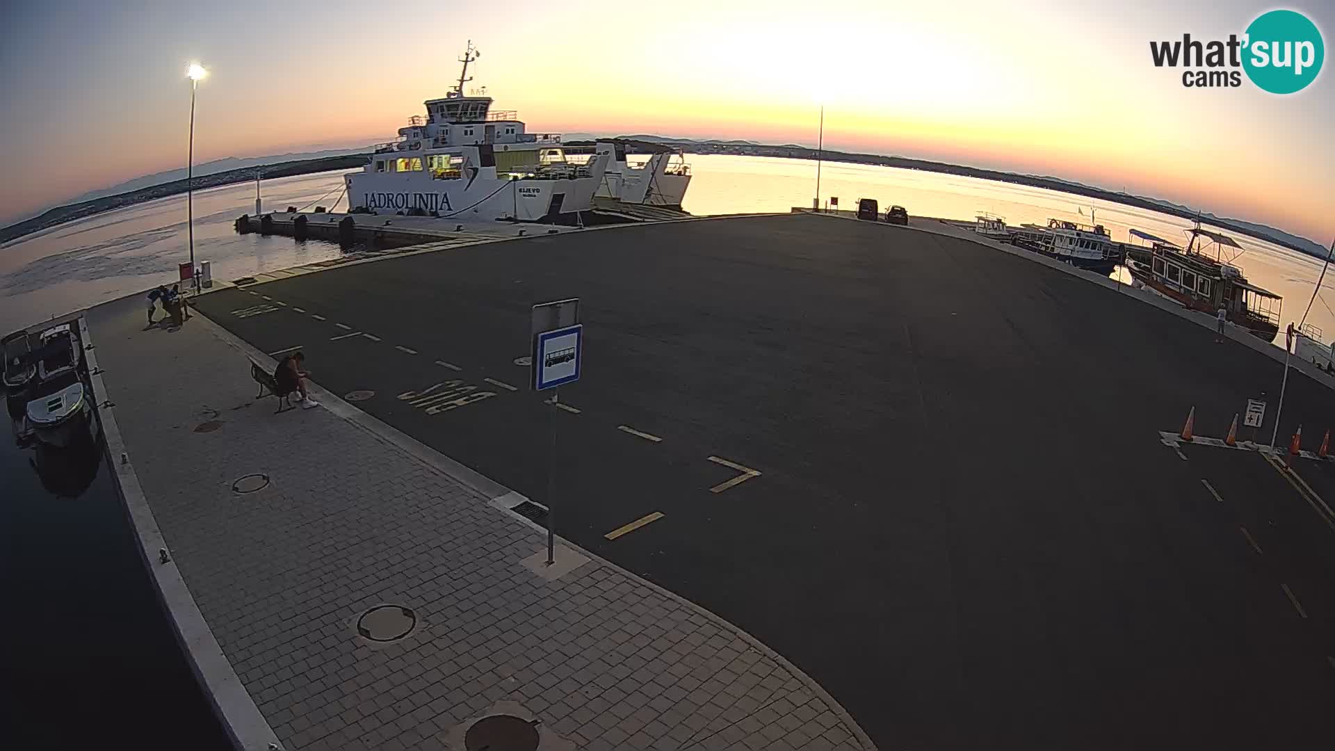 Tkon Live cam – Fähre – Dalmatien – Kroatien