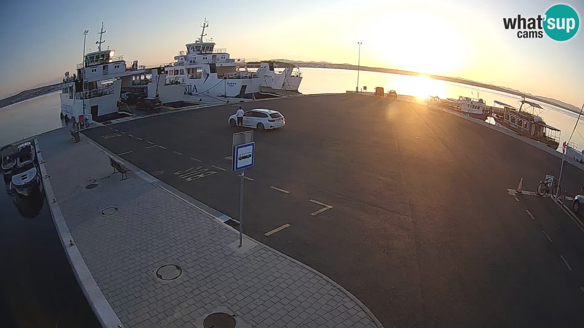 Tkon Live cam – ferry – Dalmatia – Croatia
