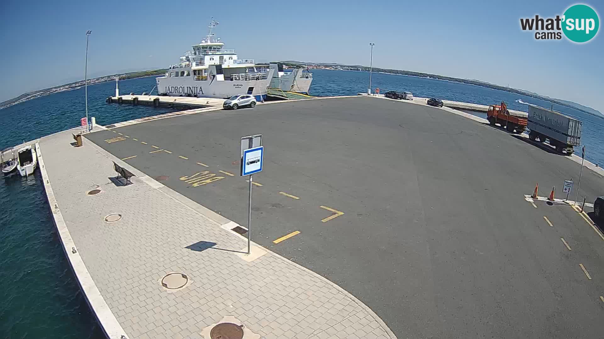 Tkon Live cam – ferry – Dalmatia – Croatia