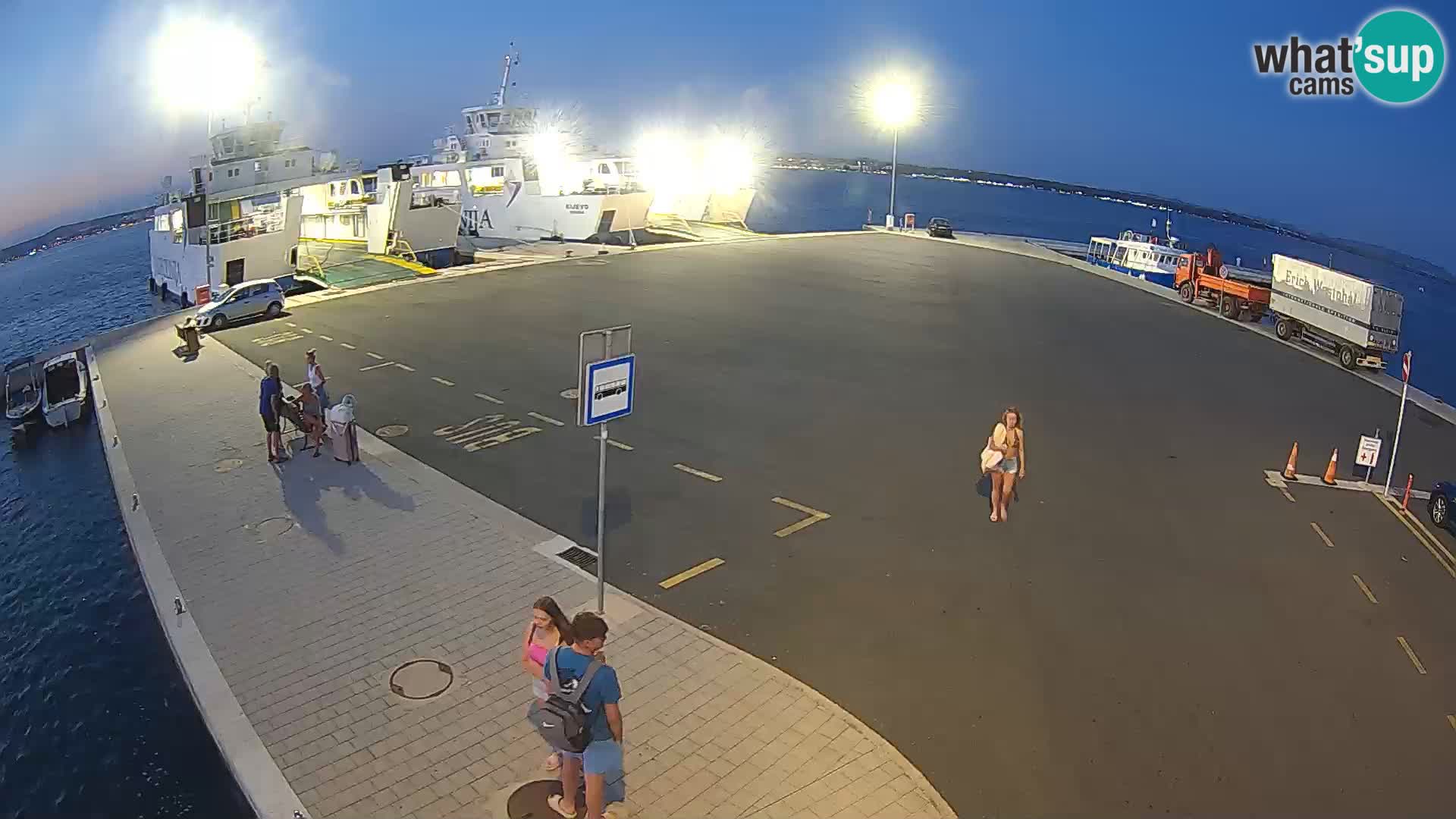 Tkon Live cam – Fähre – Dalmatien – Kroatien