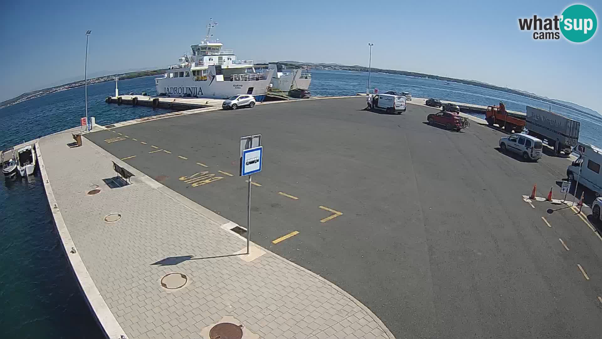 Tkon Live cam – traghetto – Dalmazia – Croazia