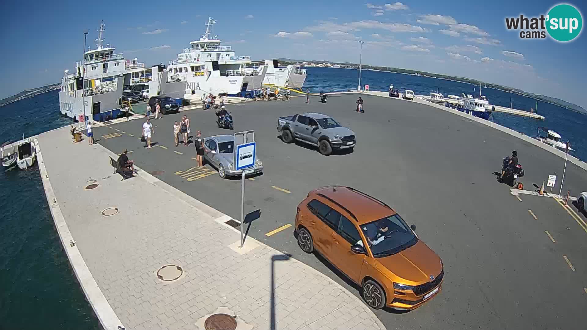 Tkon Live cam – traghetto – Dalmazia – Croazia