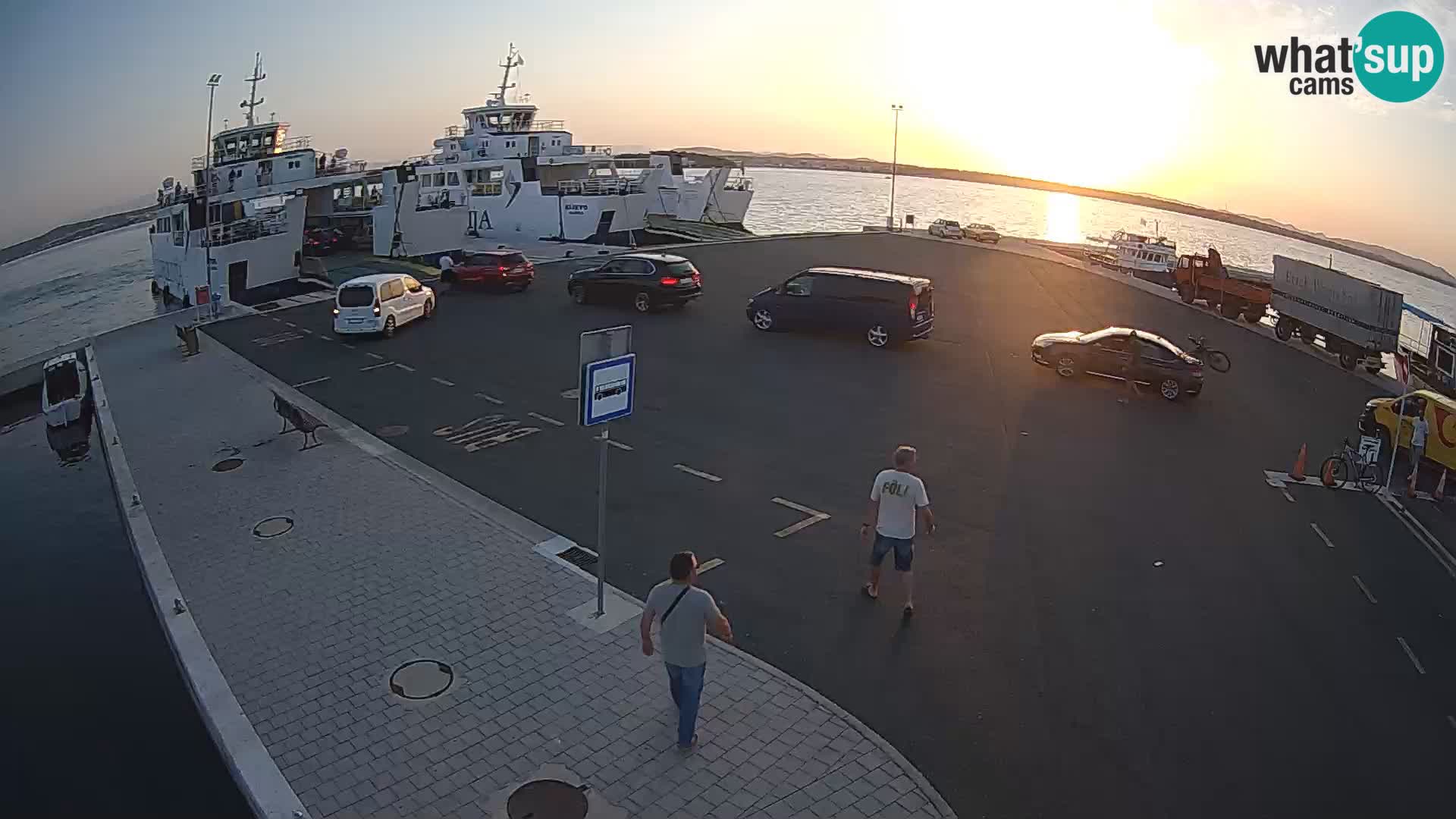 Tkon Live cam – ferry – Dalmatie – Croatie
