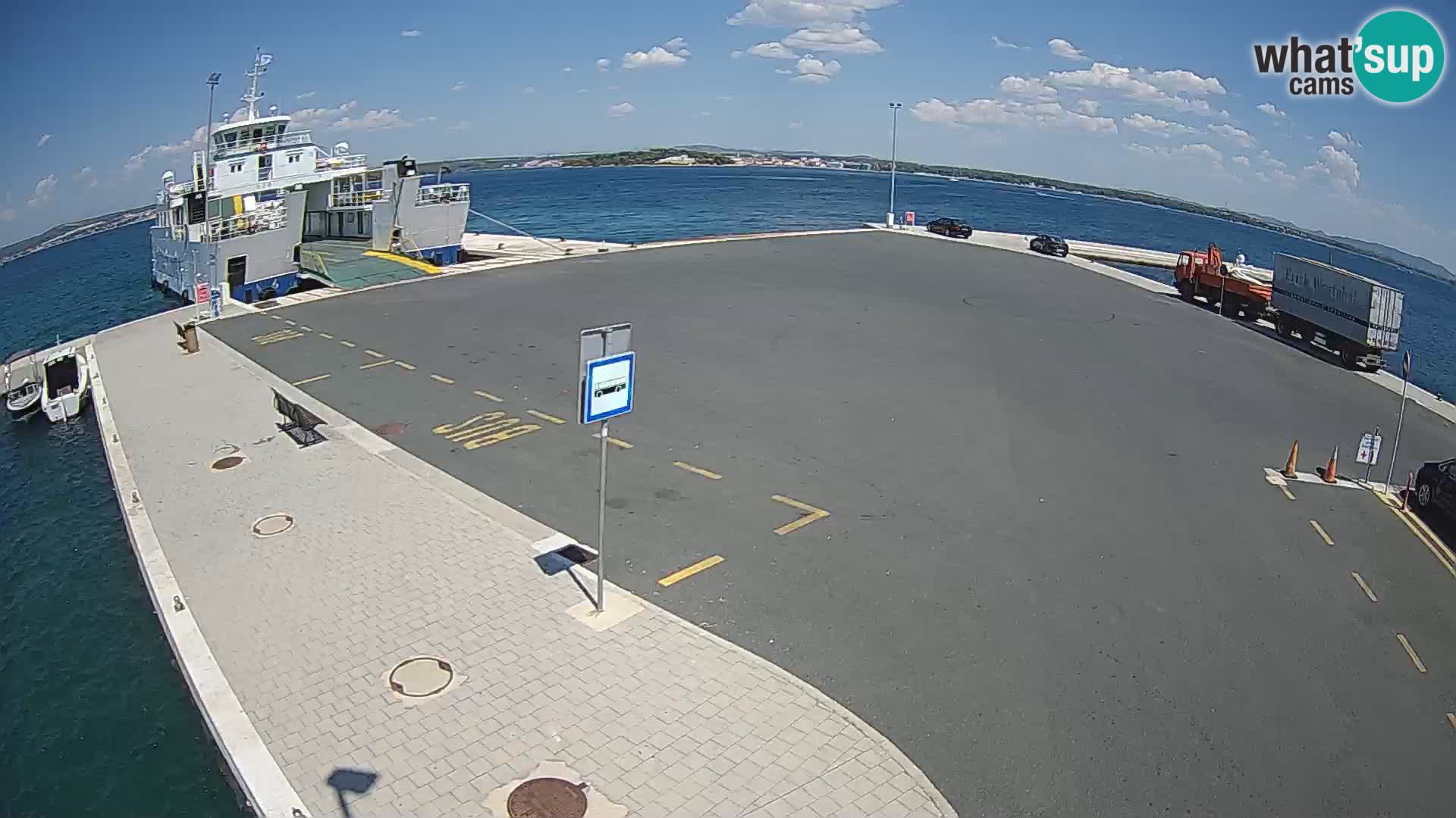 Tkon Live cam – ferry – Dalmatia – Croatia