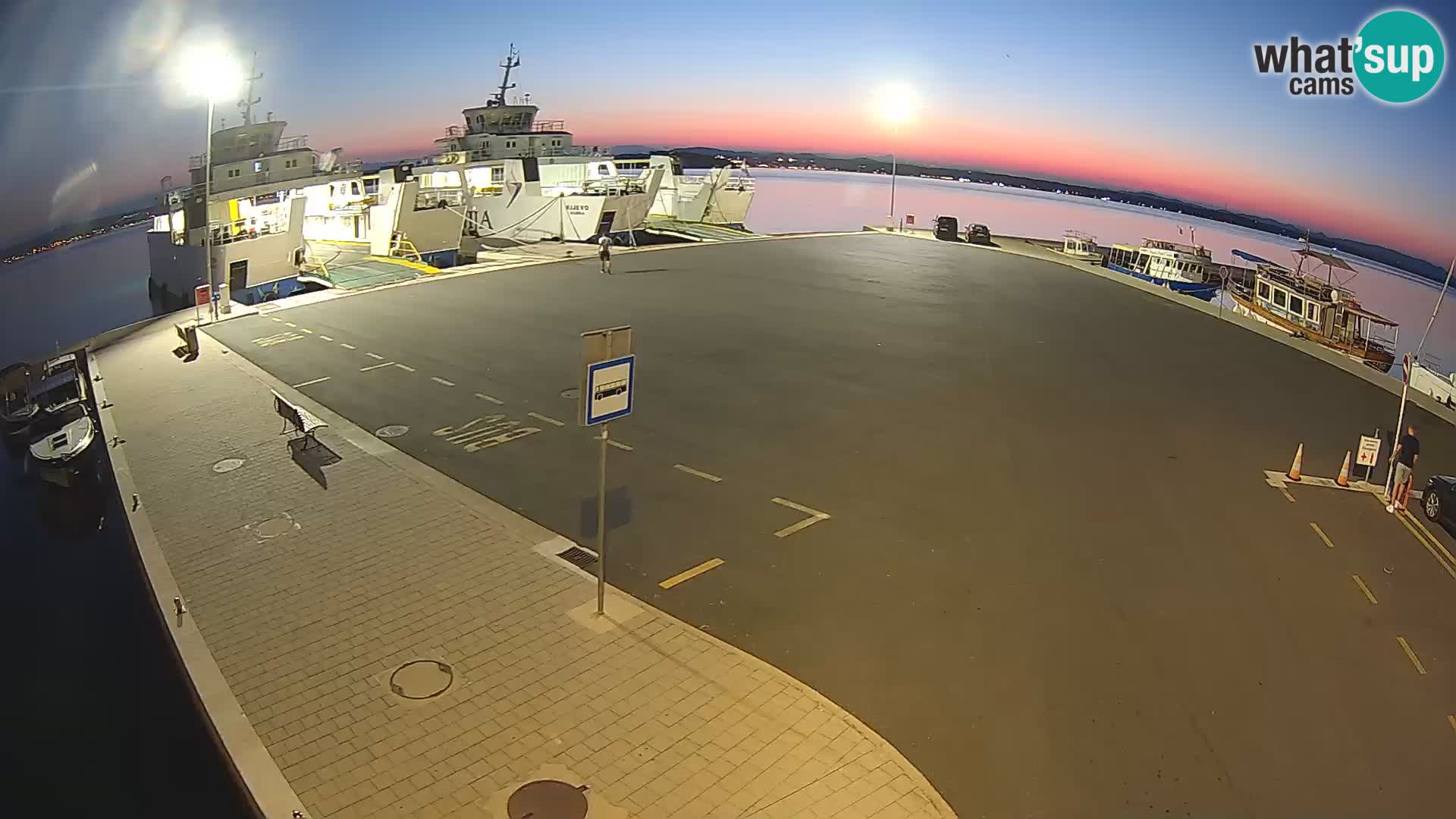 Tkon Live cam – ferry – Dalmatia – Croatia