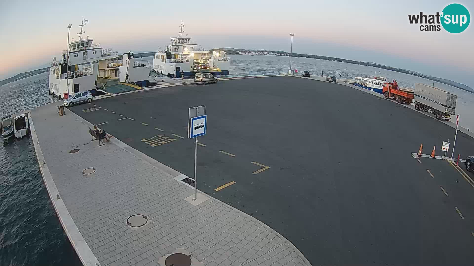 Tkon Live cam – ferry – Dalmatia – Croatia