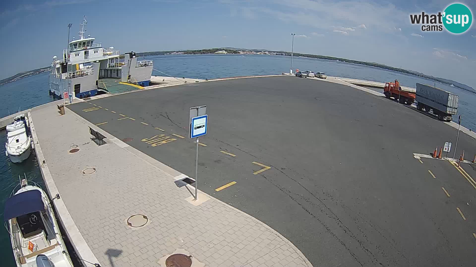 Tkon Live cam – ferry – Dalmatia – Croatia